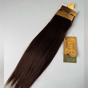 100% Human hair Weft Hair Extensions 16 In Color #6